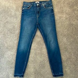 Zara high waist skinny jeans